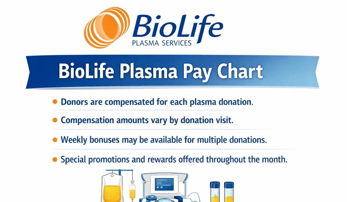 Biolife Plasma Pay Chart