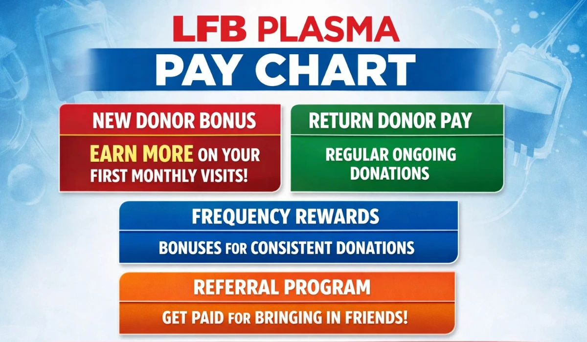 LFB PLasma Pay Chart